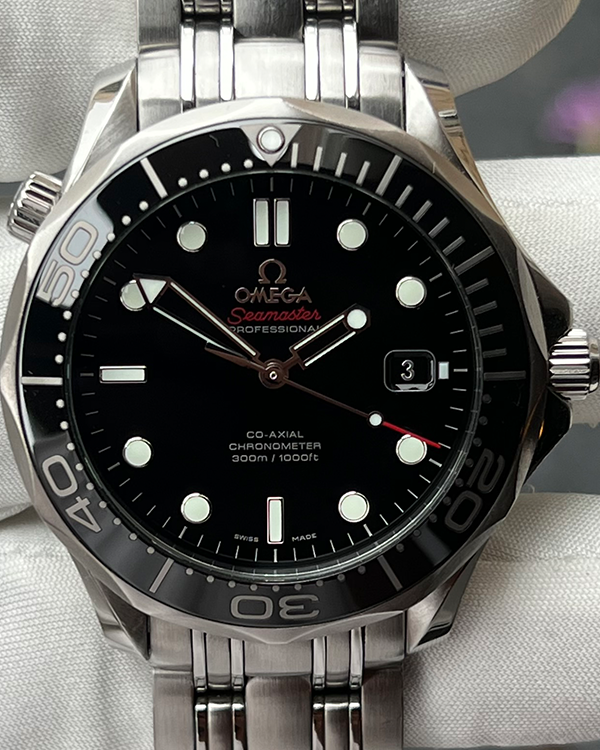 2018 Omega Seamaster 41MM Steel Black Dial (212.30.41.20.01.003)