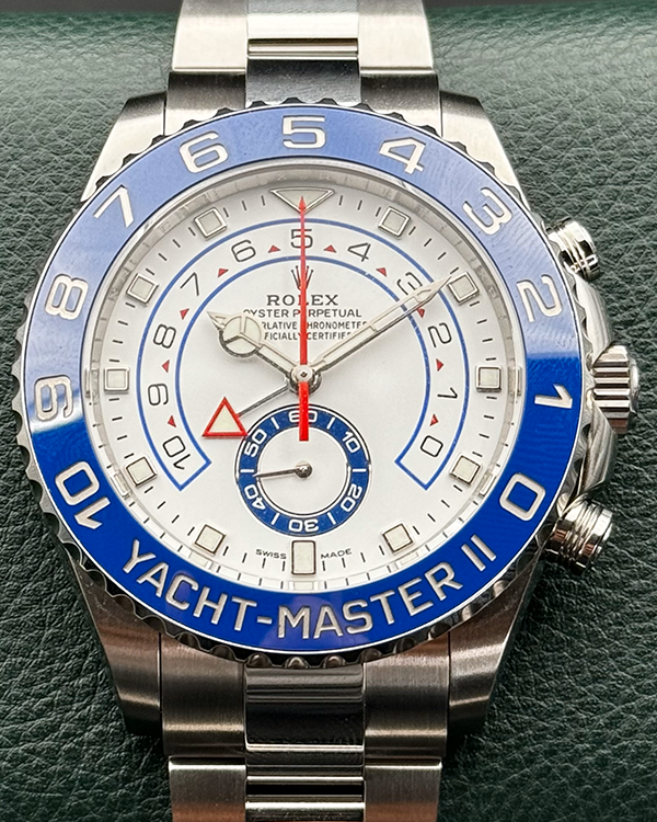 2022 Rolex Yacht-Master 44MM White Dial Oyster Bracelet (116680)