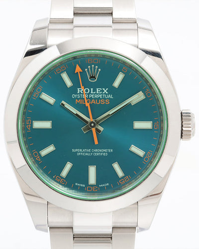 2020 Rolex Milgauss 40MM Blue Dial Oyster Bracelet (116400GV)