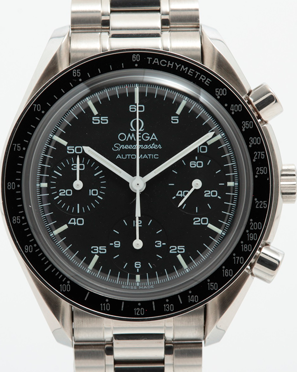 Omega Speedmaster Reduced 39MM Black Dial Steel Bracelet (3510.50.00)