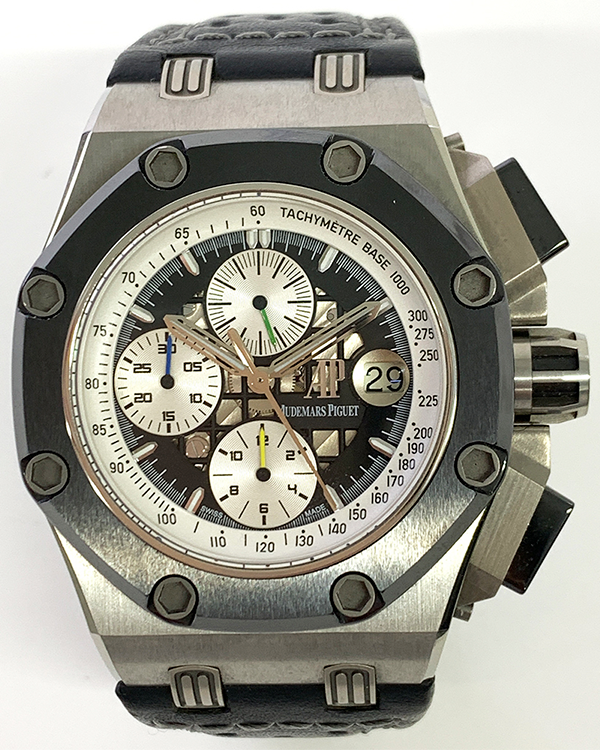 Audemars Piguet Royal Oak Offshore Chronograph "Rubens Barrichello II" Limited Edition 44MM Titanium Black Dial (26078IO)