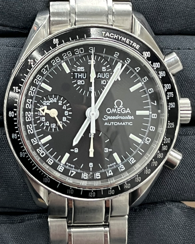 Omega Speedmaster Day Date 39MM Black Dial Steel Bracelet (3520.50.00)