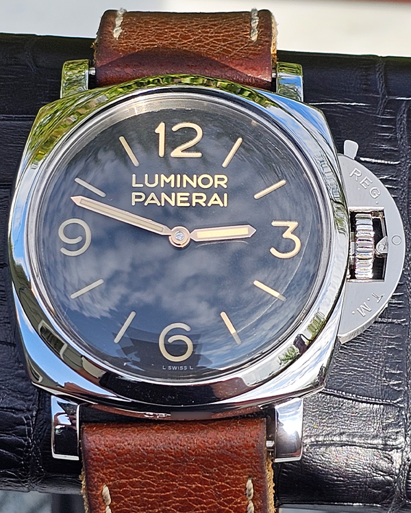 Panerai Luminor 1950 47MM Black Dial Leather Strap (PAM00372)