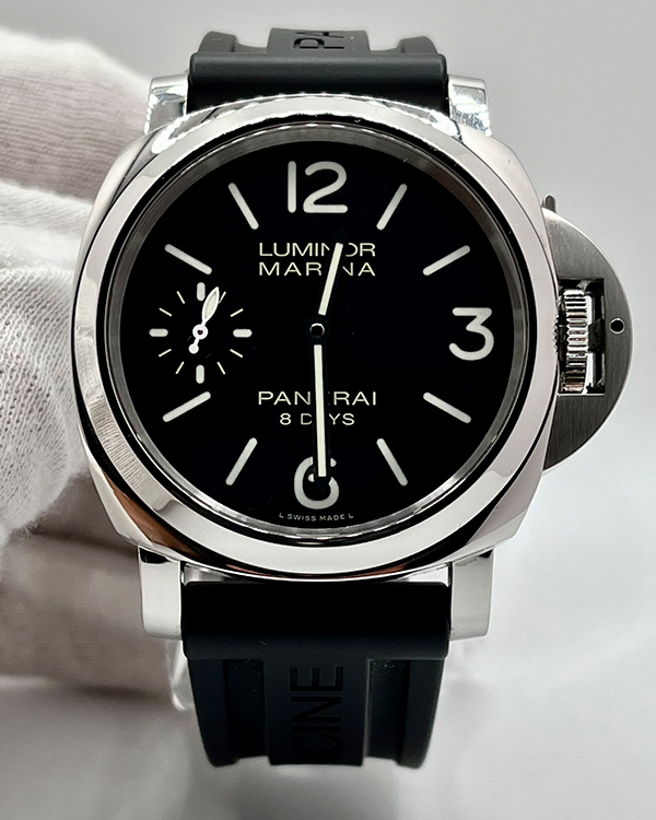 Panerai Luminor Marina 8 Days Steel Black Dial  (PAM00510)