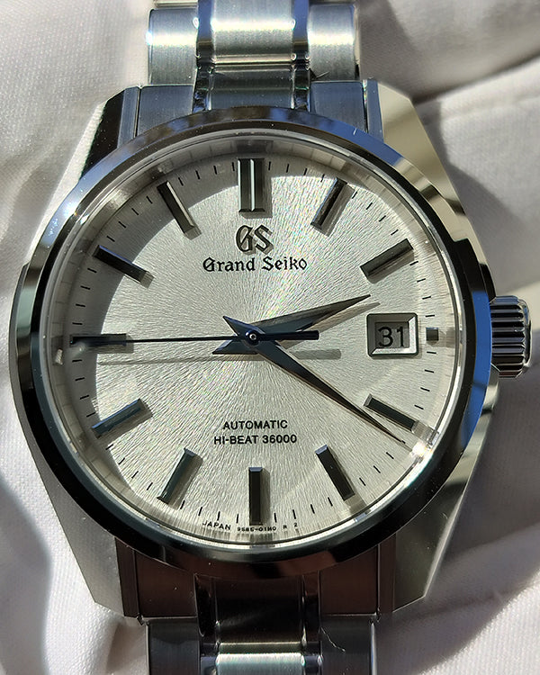 2023 Grand Seiko Heritage Collection 40MM Silver Dial Steel Bracelet (SBGH299G)