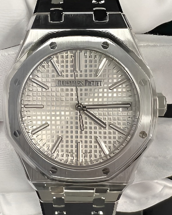 2022 Audemars Piguet Royal Oak "50th Anniversary" 41MM Silver Dial Steel Bracelet (15510ST)