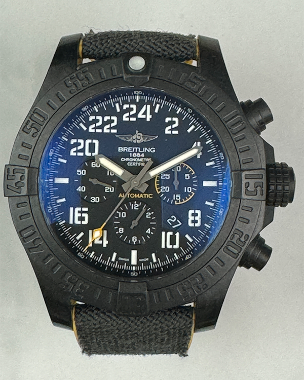 2019 Breitling Avenger "Hurricane" 50MM Black Dial Textile Strap (XB1210E4/BE89)