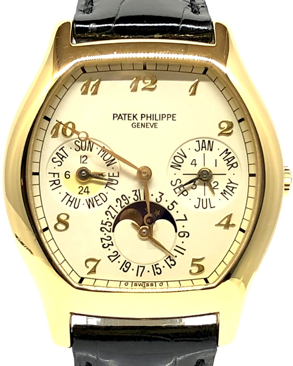 Patek Philippe Grand Complications 42.5MM Silver Dial Leather Strap (5040J)