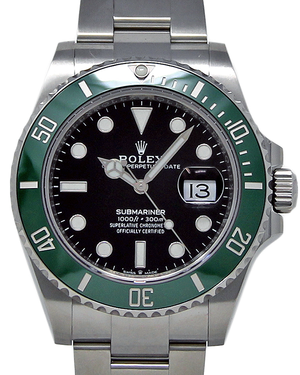 2021 Rolex Submariner Date "Starbucks" 41MM Oystersteel Black Dial Oyster Bracelet (126610LV)