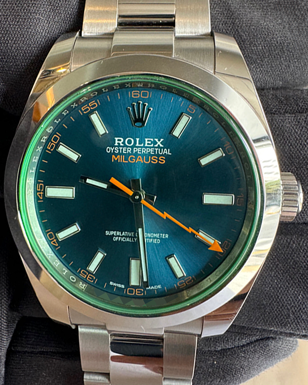 Rolex Milgauss 40MM Blue Dial Oyster Bracelet (116400GV)