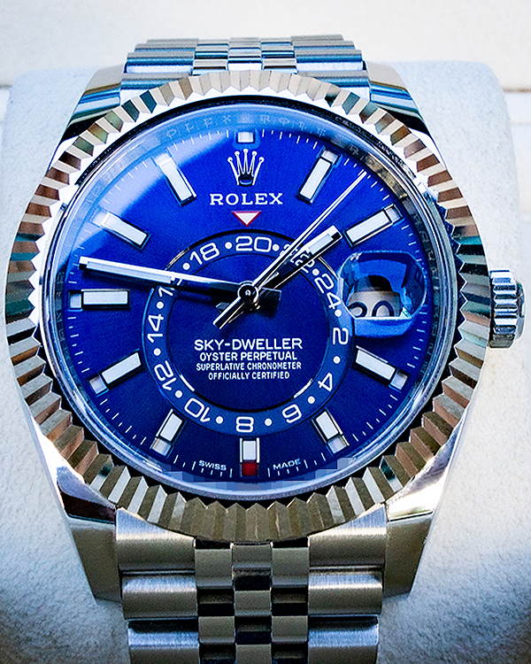 2023 Rolex Sky-Dweller 42MM Blue Dial Jubilee Bracelet (326934)