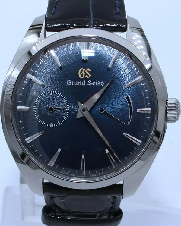 2019 Grand Seiko Elegance "Mt. Iwate" L.E. 39MM Blue Dial Leather Strap (SBGK005)