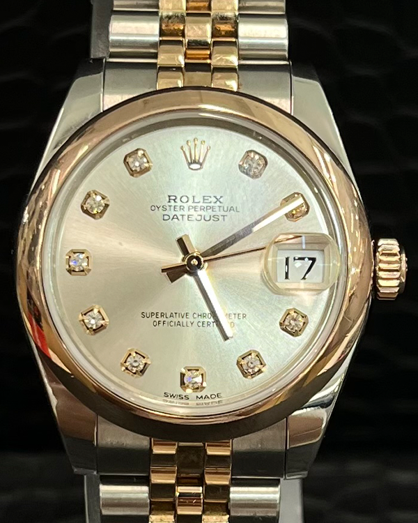 Rolex Datejust 31MM Silver Dial Two-Tone Jubilee Bracelet (178241)