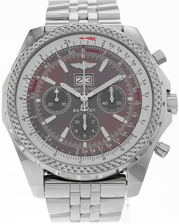 Breitling Bentley 6.75 48MM Brown Dial Steel Bracelet (A44362)