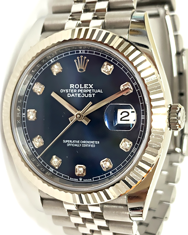 2022 Rolex Datejust 41MM Blue Dial Jubilee Bracelet (126334)