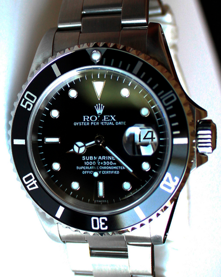1999 Rolex Submariner Date 40MM Black Dial Oyster Bracelet (16610)