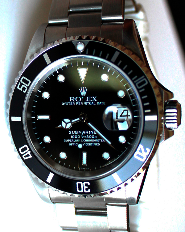 1999 Rolex Submariner Date 40MM Black Dial Oyster Bracelet (16610)