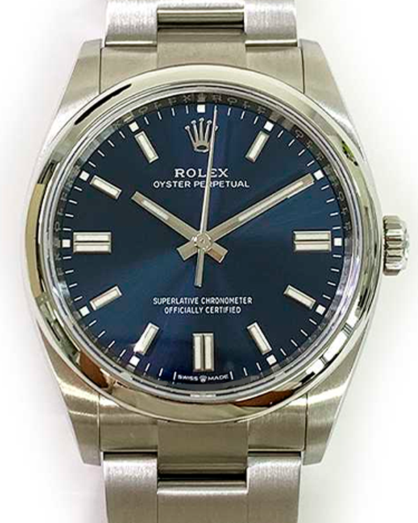 2023 Rolex Oyster Perpetual 36MM Oystersteel Blue Dial (126000)