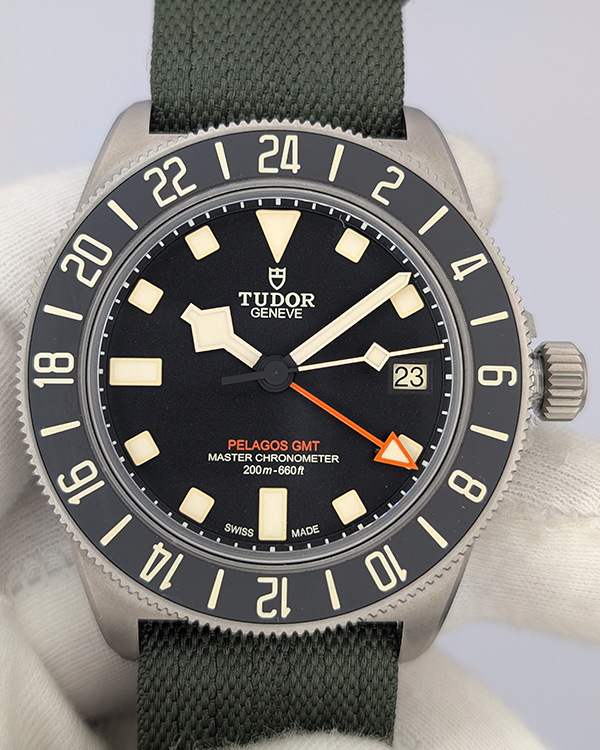 2024 Tudor Pelagos FXD GMT 42MM Black Dial Textile Strap (2542G247NU)