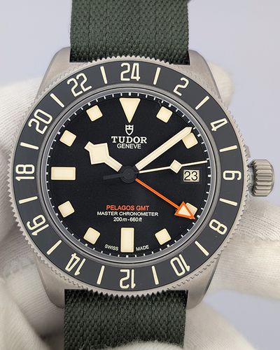 2024 Tudor Pelagos FXD GMT 42MM Black Dial Textile Strap (2542G247NU)