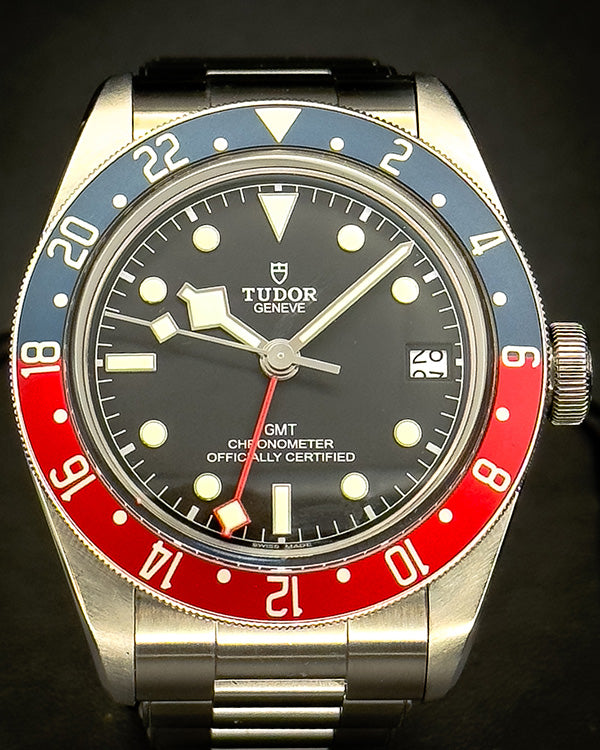 No Reserve - 2020 Tudor Black Bay GMT "Pepsi" 41MM Black Dial Steel Bracelet (79830RB)