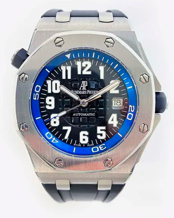 Audemars Piguet Royal Oak Offshore Diver Boutique Special Edition 42MM Black Dial Rubber Strap (15701ST)