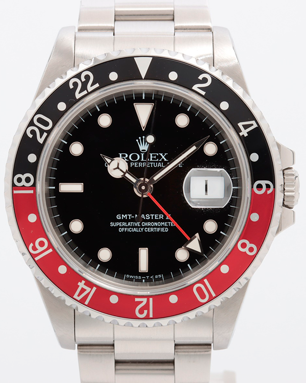 2000 Rolex GMT-Master II "Coke" 40MM Black Dial Oyster Bracelet (16710)