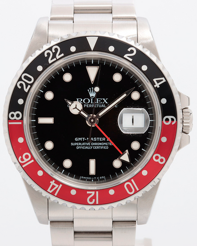 2000 Rolex GMT-Master II "Coke" 40MM Black Dial Oyster Bracelet (16710)