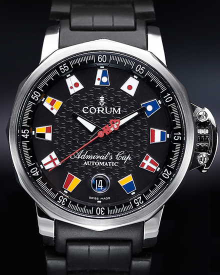 Corum Admiral s Cup Trophy 41MM Strap Steel Black Dial 082.831.20