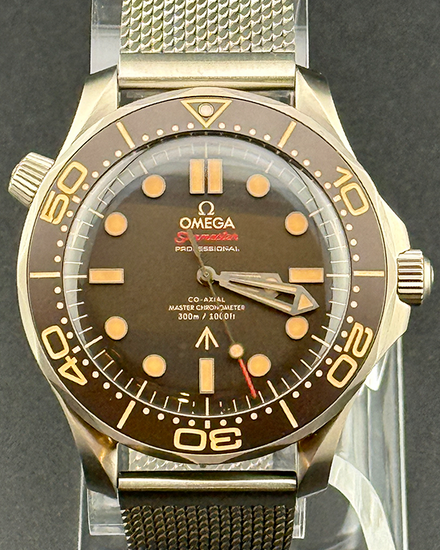 2024 Omega Seamaster Diver 300M "007 No Time to Die" S.E. 42MM Brown Dial Titanium Bracelet (210.90.42.20.01.001)