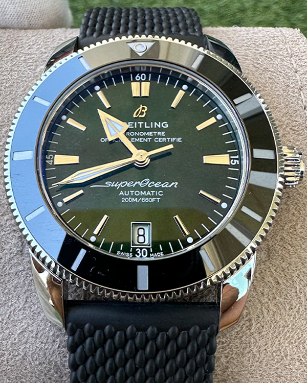 2022 Breitling Superocean Heritage B20 Automatic 42MM Steel Green Dial (AB2010121L1S1)