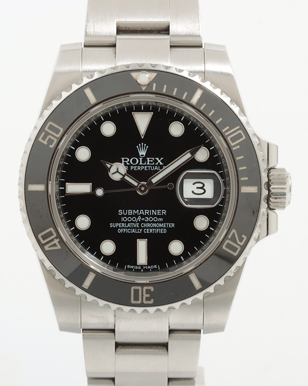 2016 Rolex Submariner Date 40MM Steel Black Dial (116610LN)