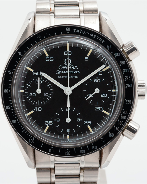 Omega Speedmaster Reduced 39MM Black Dial Steel Bracelet (3510.50.00)