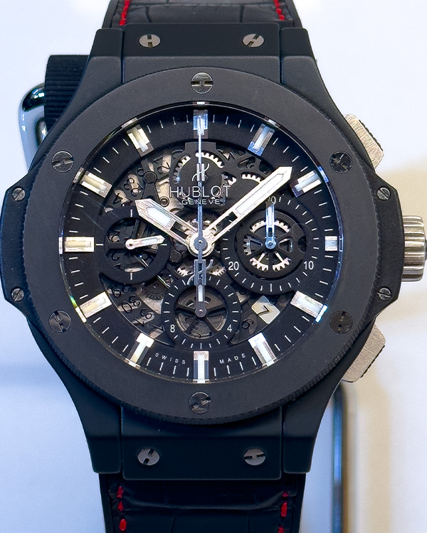 2013 Hublot Big Bang Aero Bang Black Magic Ceramic Skeleton Dial (311.CI.1170.GR)