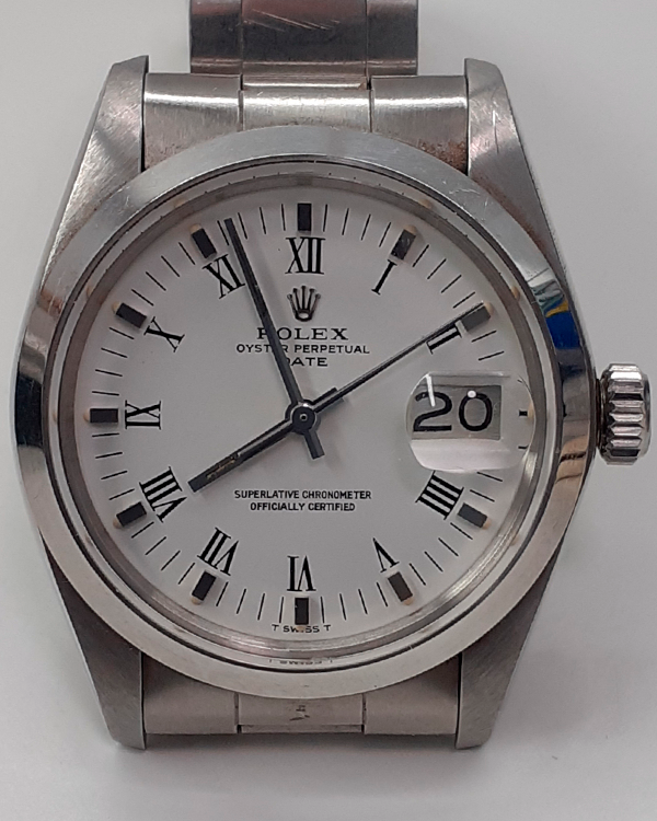 Rolex Datejust 34MM White Dial Oyster Bracelet (1500)