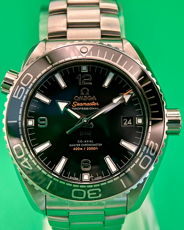 2022 Omega Seamaster Planet Ocean 600M 43.5MM Black Dial Steel Bracelet (215.30.44.21.01.001)