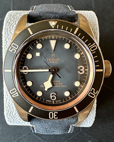 2023 Tudor Black Bay Bronze 43MM Grey Dial Leather Strap (79250BA)