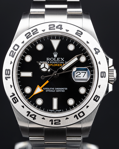 2012 Rolex Explorer II 42MM Black Dial Oyster Bracelet (216570)