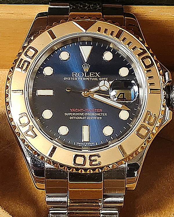 Rolex Yacht-Master 40MM Blue Dial Two-Tone Bracelet (16623)