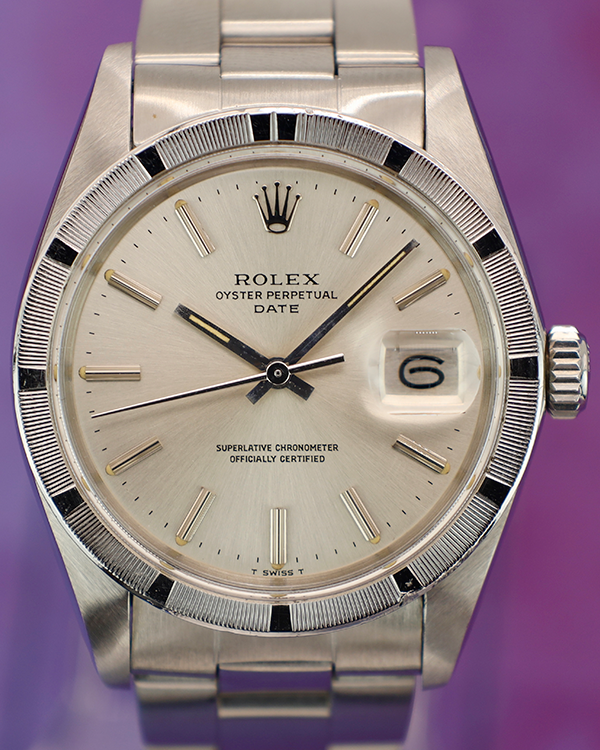 Rolex Oyster Perpetual Date 34MM Silver Dial Oyster Bracelet (1501)