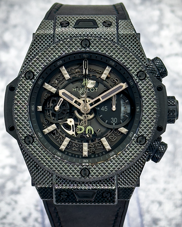 Hublot Big Bang Unico "Depeche Mode" L.E. 45MM Skeleton Dial Leather/Rubber Strap (411.CX.1114.VR.DPM17)