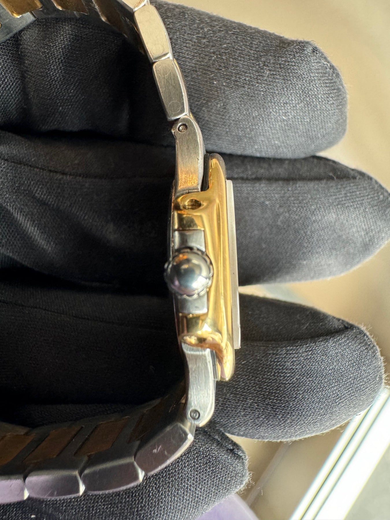 PATEK NAUTILUS SECONDTIME WHITE GOLD HAND ENGRAVED
