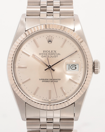 Rolex Datejust 36MM Silver Dial Jubilee Bracelet (1601)