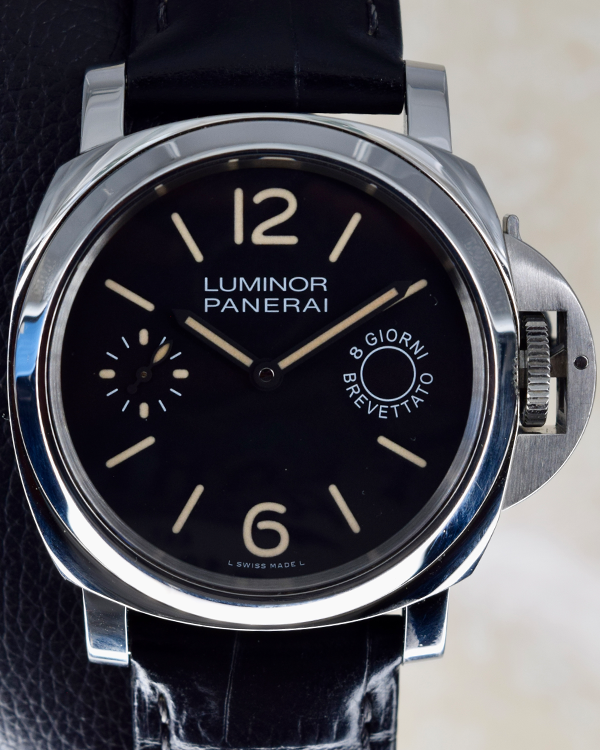 2019 Panerai Luminor Marina 8 Days Brevettato Steel Black Dial (PAM00590)