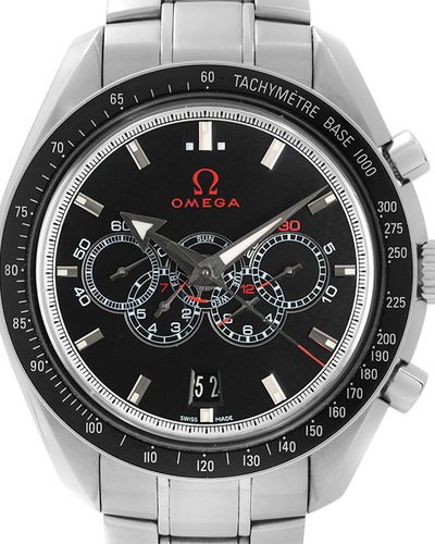 Omega Speedmaster Broad Arrow Olympic Games 44.25MM Black Dial Steel Bracelet (321.30.44.52.01.001)