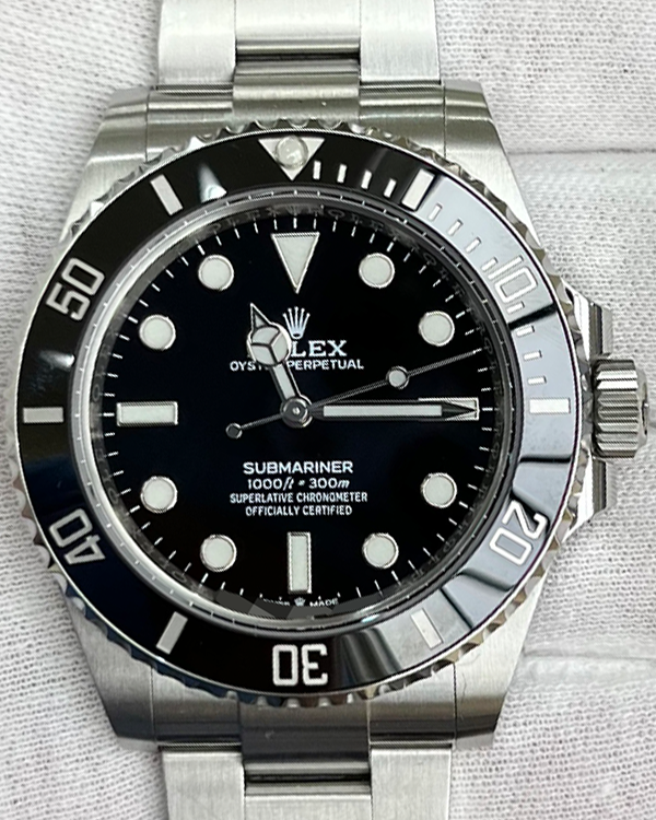 2021 Rolex Submariner No-Date 41MM Oystersteel Black Dial (124060)