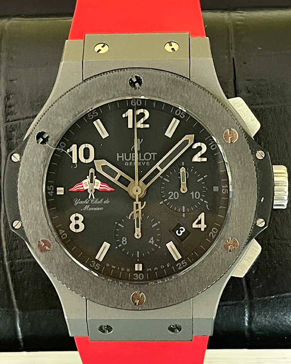 2007 Hublot Big Bang Monaco Yacht Club 44MM Black Dial Horus Rubber Strap (301.AN.130.RX.YCM07)