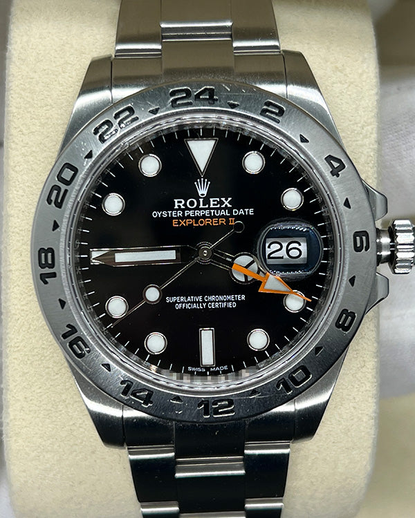 Rolex Explorer II Oyster Bracelet Black Dial (216570)