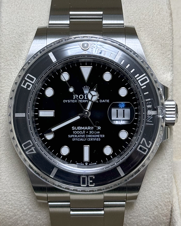 2024 Rolex Submariner Date 41MM Black Dial Oystersteel Bracelet (126610LN)