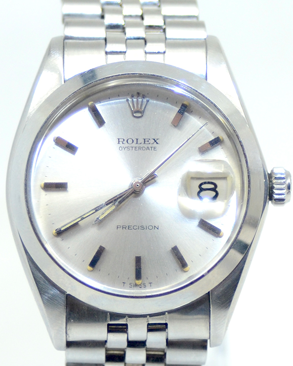 Rolex Oyster Precision 34MM Silver Dial Jubilee Bracelet (6694)